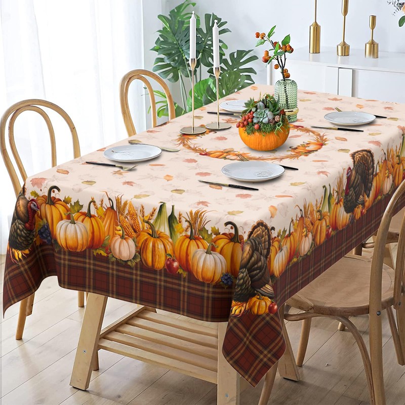 uwdfnwuif - Mantel de calabaza para otoño y cosecha de