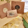 CRASPIRE Graduation Cap Gold Certificate Seals Diploma Embossed Foil Stickers