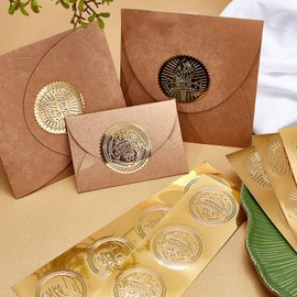 CRASPIRE Graduation Cap Gold Certificate Seals Diploma Embossed Foil Stickers Self Adhesive 100pcs Medal Decoration Labels for Envelopes Diplomas Invitation Awards Excellence