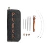 KnitPro - Smooth Finished Earth Wood and Shiny Metal Punch