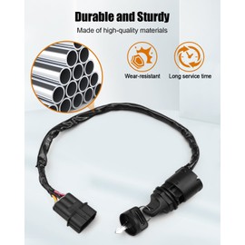 Ignition Switch Fit for Honda Pioneer 1000 SXS1000M 3 5 6 2016-2023 Replace 35100-HL4-A01 35100-HL4-AK1 with Key