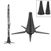 Black Plastic Clarinet Stand Suitable for A and B Clarinet