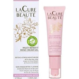 LA CURE BEAUTE Multi Benefit Rose Cream Gel 30ml French beauty must have