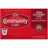 Community Coffee 100% Colombian, 18 Count, Medium-Dark Roast, Single Serve
