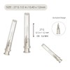 Pack of 100pcs Stainless Steel Delivery Tube for Refill Liquids,