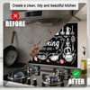 Nuxovilar Peel and Stick for Kitchen Backsplash Wallpaper, 17.72"x27.56" Glossy