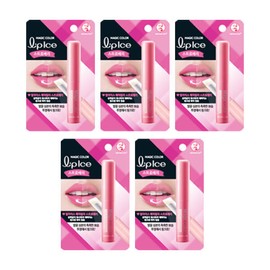 Mentholatum 멘소래담 립밤 립아이스 매직컬러 스트로베리 x 5개 맨소래담 립케어 Mentholatum Lip Balm Lip Ice Magical Color Strawberry x 5pcs Mentsoledam Lip Care