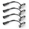 4pcs 12V Car LED Grille Light High Brightness Accessory Fit