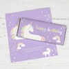 25 Count Girls Birthday Rainbow Unicorn Party Chocolate Bar Wrappers