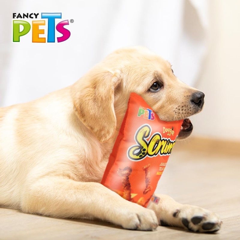 Fancy Pets Juguete para Perro Doggie Scrunch Queso