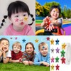 MINBOOT Glitter Stickers 1 Roll, About 500 Sheets, 1.0 x