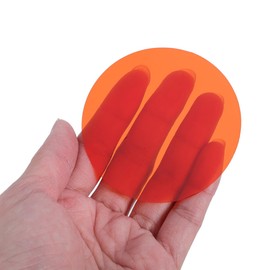 POPETPOP Color Film, LED Dimming Seal, Dimming Filter, Downlight Film, Color Filter, Round, Orange, Photo, Lighting, Color Changing Film, Sunset Effect, Set of 20, Color Film, For Cameras, Plastic,