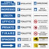 Pubblimania Set of 24 Stickers for Offices and Shops with
