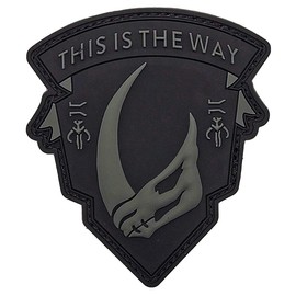 Miltacusa Mudhorn Mando Inspired Shield Patch [Hook Fastener Backing - PVC Rubber- MH8]