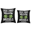 Great Things Come In Small Packages Like Brussels Sprouts Throw
