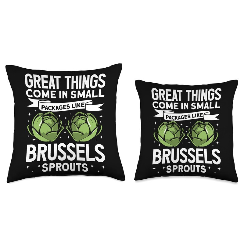 Great Things Come In Small Packages Like Brussels Sprouts Throw