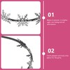 Christmas Headbands Lovely Cute Glitter Snowflake Headband Party Favours Supplies