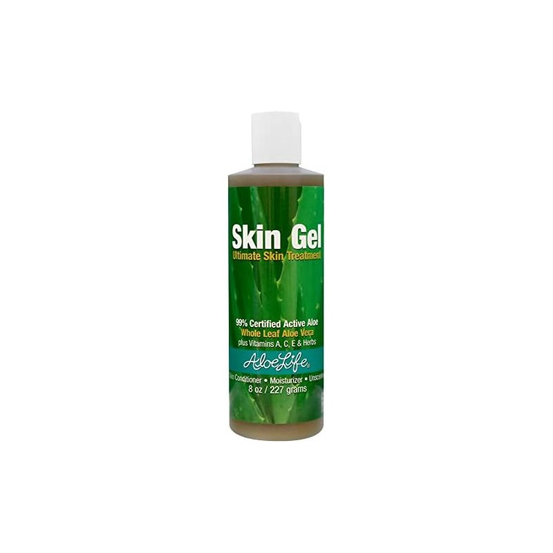 Aloe Life Skin Gel and Herbs, 8 Ounce