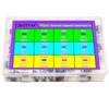 QBGTFAK 12Value 185pcs(0.1uF－2200uF) Aluminum Electrolytic Capacitors Assortment Kit, for Computer
