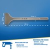 S&R Wide Chisel SDS-MAX shank 300x80mm round, for hammers from