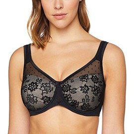 Lascana Women's Mimimizer Minimiser Bra, Black (Black-nougat 21711)