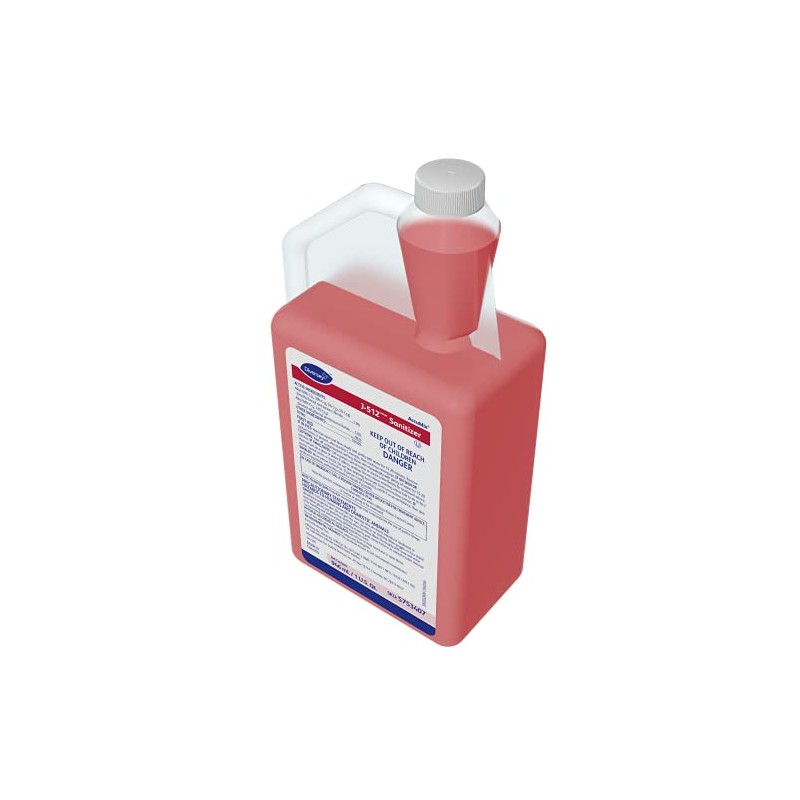 Diversey 5753407 J-512 Sanitizer, No Rinse Food Contact Kitchen Sanitizer