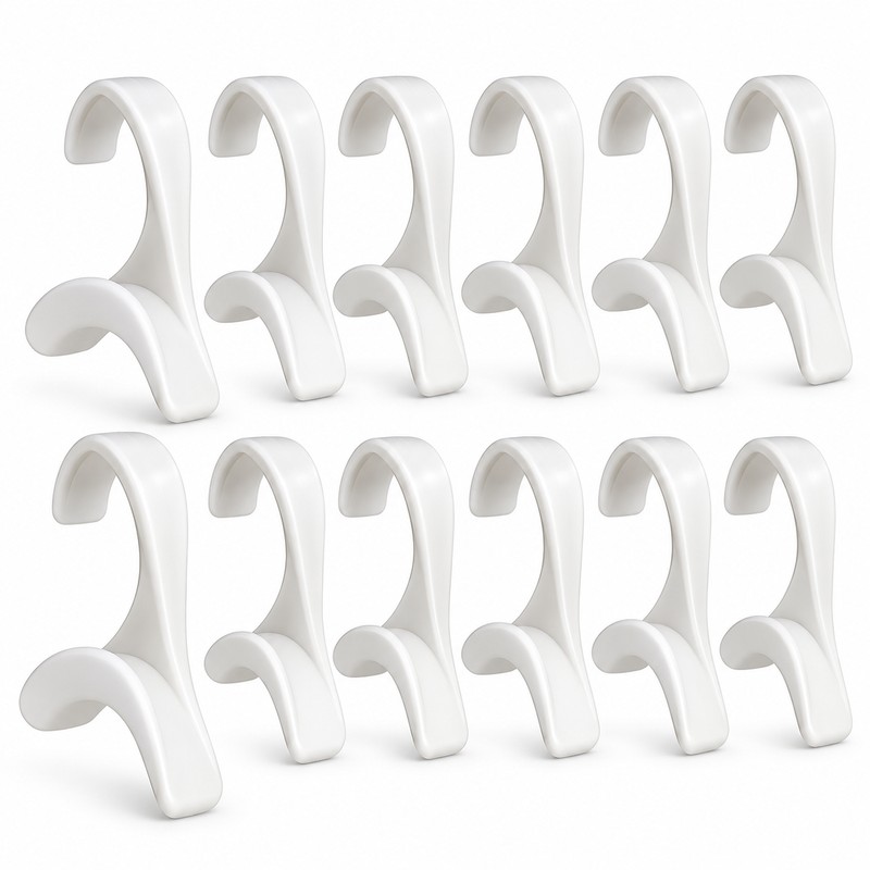 10-Piece Hanger Connector Hooks for Closet Organization – Space-Saving Accessory