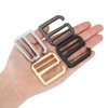 uxcell 4Pcs 38mm/1.5" Metal G-Hook Webbing Buckles Adjustable Flat Tri-Glide