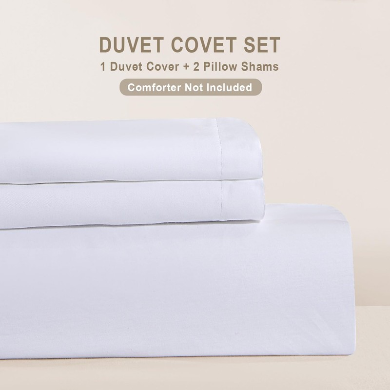 Colourful Snail 100-Percent Cotton Duvet Cover Set, Hidden Zipper Closure,