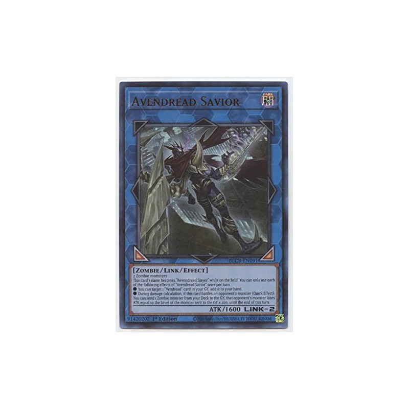 Avendread Savior - BLCR-EN091 - Ultra Rare - 1st Edition