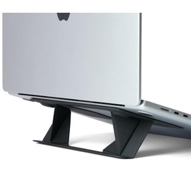 Afterplug Stick On Laptop Stand with 2 Adjustable Heights, Reusable Adhesive and Wobble-Free Design, Support up to 16 inch Laptops