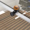 SUDEG 60cm T-Shaped Glass Cutting Tool,T Type Push Glass Cutter,