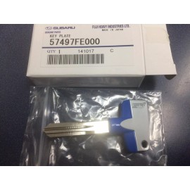 SUBARU Genuine OEM Subaru STI Logo Titanium Key Blank Forester Impreza Legacy Outback
