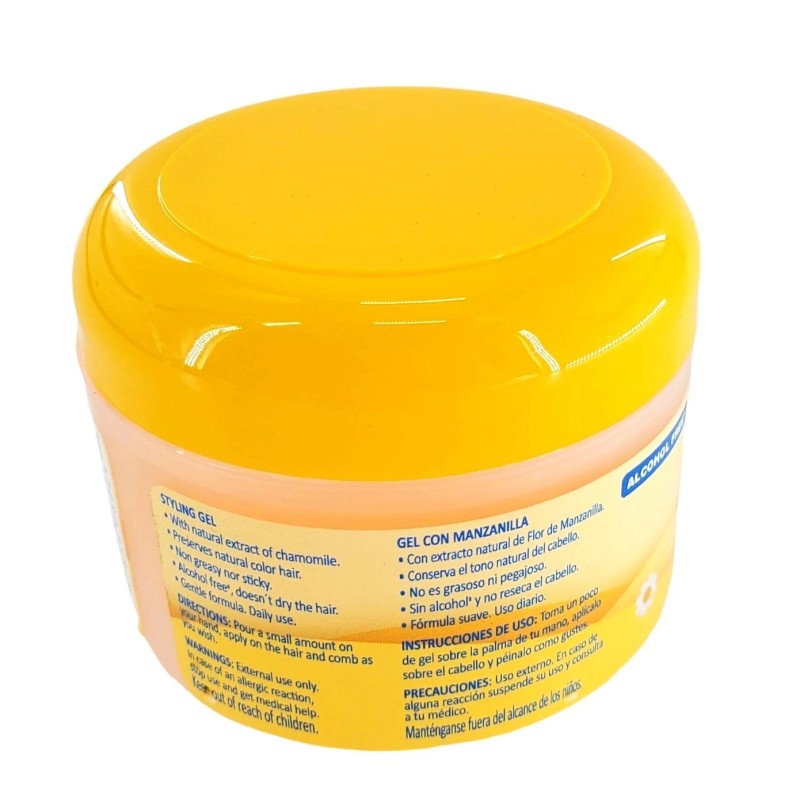 Ricitos de Oro Goldilocks Alcohol-Free Chamomile Extract Styling Hair Gel