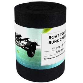 VEITHI Boat Trailer Bunk Carpet Black - Bunk Carpet for Boat Trailers 8in Wide x 13ft Long - Boat Bunks for Trailer - Boat Bunk Carpe - 18oz Boat Trailer Carpet for Boat Trailers or Jet Ski Ramps