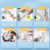 Handheld Electric Cleaning Brush Multifunctional with 5 Replacement Brush Heads