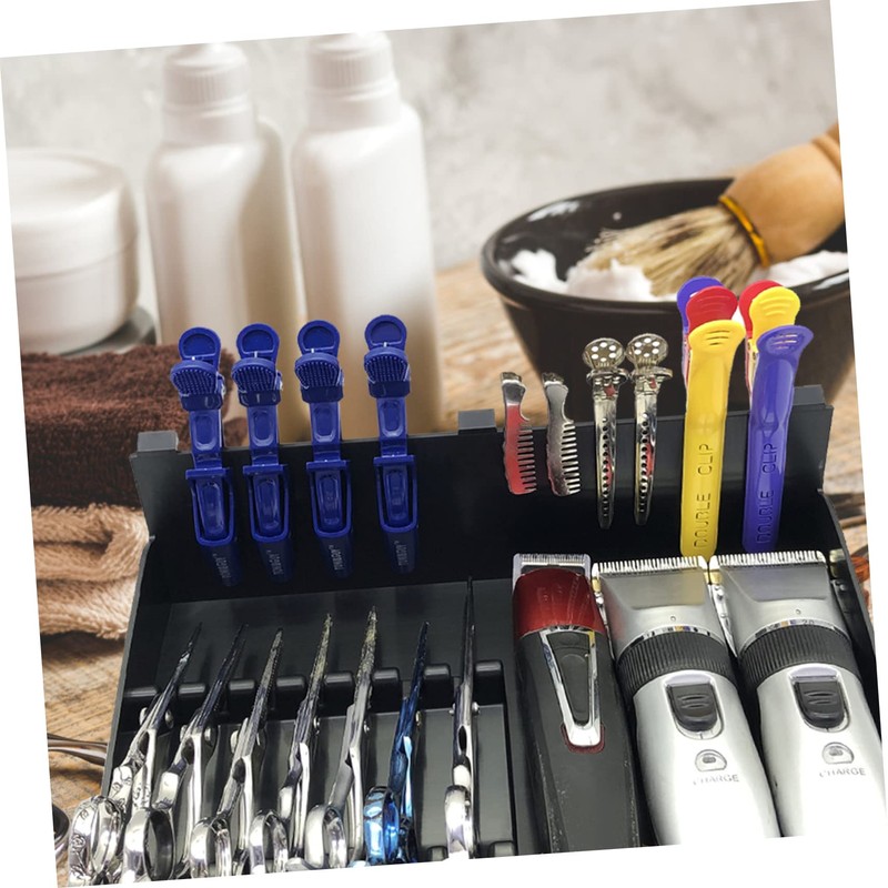 Healvian Professional Hair Scissor Stand and Comb Holder Rack for
