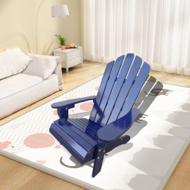 Indoor/Outdoor Kids' Adirondack Chair for Wood Furniture Children's Comfortable Seatingcolor: White Color