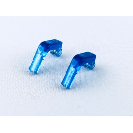 Switch It! Original Universal 2 x Eyeglass Temple Joints - Model 2068 & Similar in Bright Blue - Perfect Fit & Durability for Your Style, red