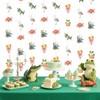 Cheereveal 8 Pieces Bayou Theme Garland Streamers, Crocodile Lobster Hanging