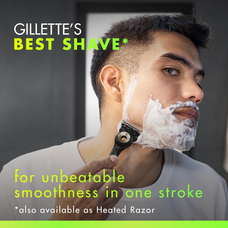 GilletteLabs With Exfoliating Bar Shaving Razor For Men, 1 Handle,