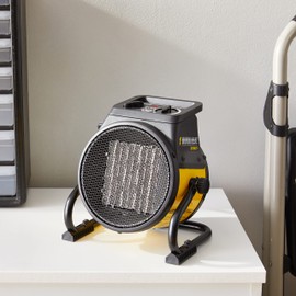 Dura Heat EUH1465 Electric Forced Air Heater with Pivoting Base 5,120 BTU, Yellow