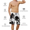 Belovecol Mens Mesh Linier Swim Trunks Lightweight 3D Palm Tree