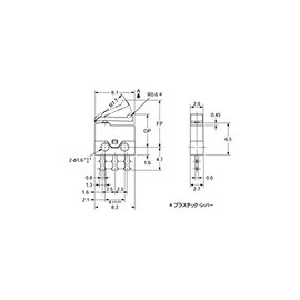 Omron Ultra Compact Basic Switch Leaf Lever Silver Plated Straight Terminal D2MQ1L