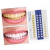 minkissy Sets Pcs Oral Supplies Tooth Contrast Cards Teeth Colour
