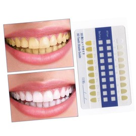 minkissy Sets Pcs Oral Supplies Tooth Contrast Cards Teeth Colour Shade Guide Kit