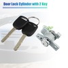 X AUTOHAUX 1 Set Door Lock Cylinder Set Kit with