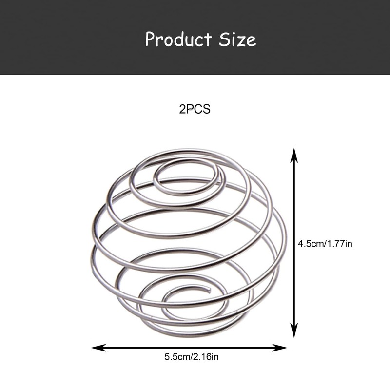 Rumyve2pcs Stainless Steel Protein Vibrating Sieve Ball,Protein Vibrating Sieve Ball
