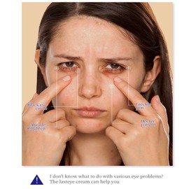 Collagen Eye Cream for Dark Circles and Puffy Eyes, Instant Tightener Brighten Anti Aging Under Eye Repair Cream, Hydrating Brightening Moisturiser Eye Bags Remover Wrinkle Filler Eye Serum(20g)