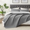 Hansleep Grey Quilt Twin Size - Chevron Pattern Ultrasonic All